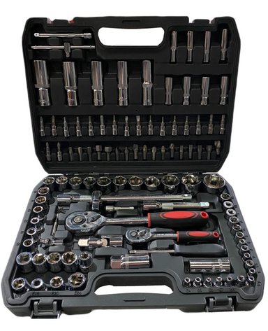 JUEGO DE DADOS LERNEN 108 PIEZAS KIT DE HERRAMIENTAS - 1
