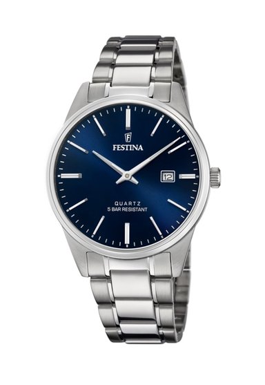 RELOJ F20511/3 FESTINA PLATEADO HOMBRE ACERO CLASICO - 1