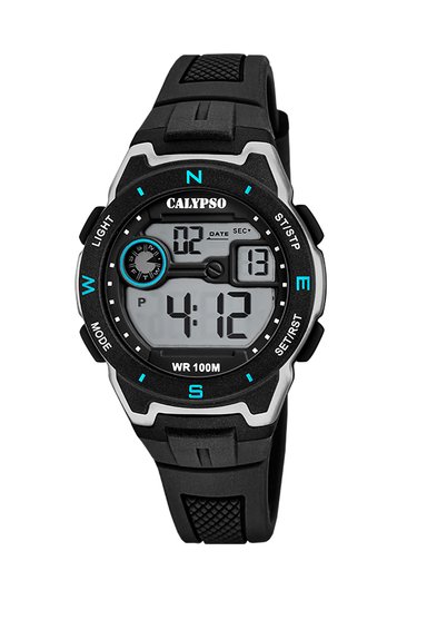 RELOJ DE PULSERA CALYPSO K5853/4 NEGRO INFANTIL DIGITAL CRUSH - 1