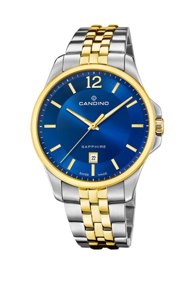 RELOJ DE PULSERA CANDINO C4763/2 SWISS AZUL HOMBRE COUPLES CLASSIC - 1