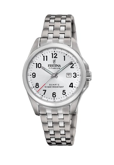 RELOJ F20697/1 FESTINA BLANCO MUJER CALENDARIO TITANIUM - 1