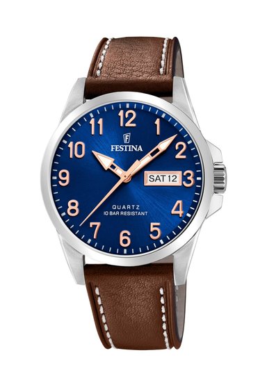 RELOJ F20358/B FESTINA AZUL HOMBRE ACERO CLASICO - 1