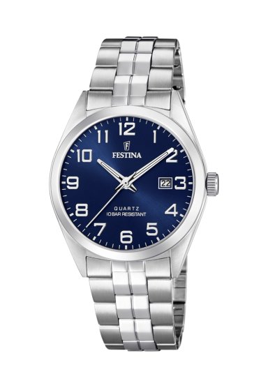 RELOJ F20437/3 FESTINA AZUL HOMBRE ACERO CLASICO - 1