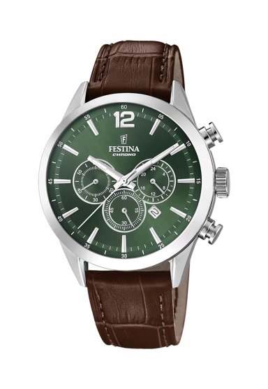 RELOJ F20542/8 FESTINA VERDE HOMBRE TIMELESS CHRONOGRAPH - 1