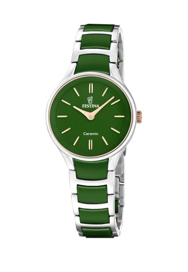 RELOJ F20752/6 FESTINA VERDE MUJER CERAMIC - 1
