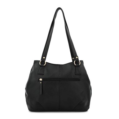 CARTERA TOTE TRES DIVISIONES GRANDE ZAHARA NEGRO - 3
