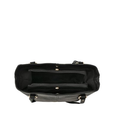 CARTERA TOTE TRES DIVISIONES GRANDE ZAHARA NEGRO - 4