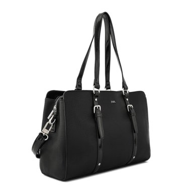 CARTERA TOTE PORTA NOTEBOOK DOMINICA GRANDE NEGRO - 2