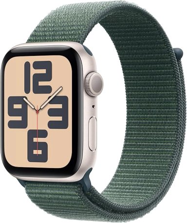 APPLE WATCH SE GPS 2GEN 40MM ALUMINUM CASE SPORT LOOP LAKE GREEN BLANCO ESTELAR - 2