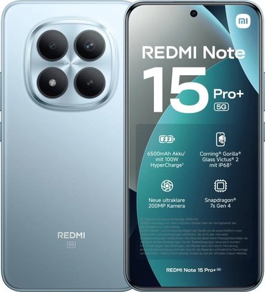 XIAOMI REDMI NOTE 15 PRO PLUS 256GB 8GB RAM 5G AZUL - 1