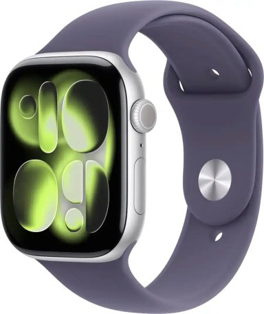 APPLE WATCH SERIES 11 GPS 46MM SPORT BAND M/L PLATA - 1