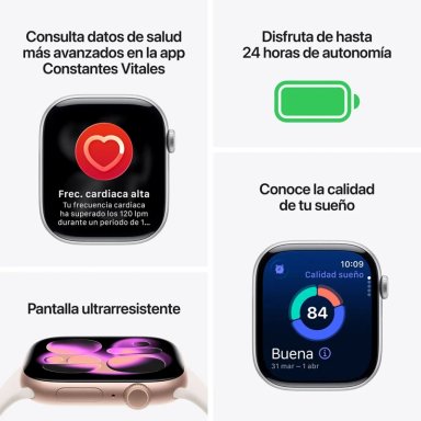 APPLE WATCH SERIES 11 GPS 42MM SPORT BAND S/M ORO ROSA - 4