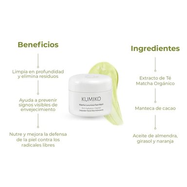MATCHA LUXURIOUS FACE WASH - LIMPIADOR FACIAL DE ALTA HIDRATACIÓN - 5