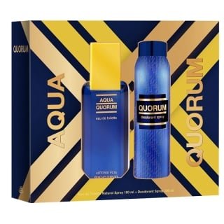 ESTUCHE PUIG AQUA QUORUM EDT 100ML HOMBRE | 100 ML - 1