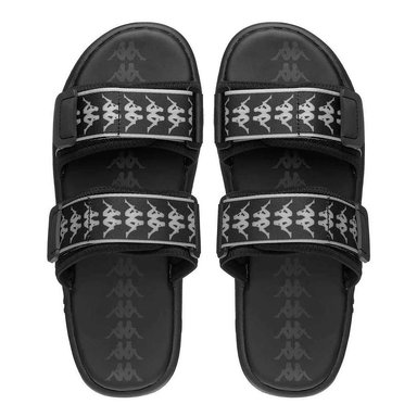 SANDALIAS UNISEX KAPPA 222 BANDA ASTER NEGRO BLANCO - 3