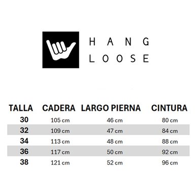 TRAJE DE BAÑO HOMBRE FLOW NEGRO HANG LOOSE - 7