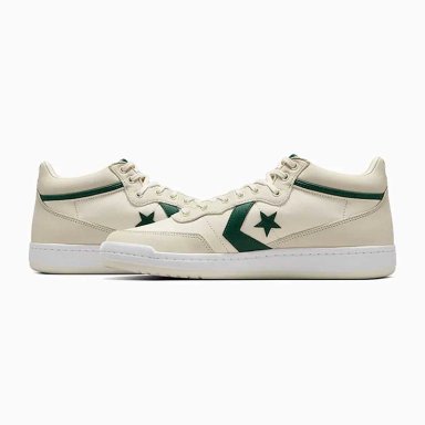 ZAPATILLAS CONVERSE CONS FASTBREAK PRO CUERO BEIGE VERDE - 5