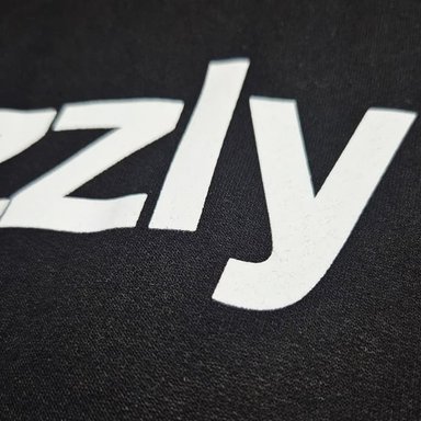 POLERON HOMBRE GRIZZLY GRIPTAPE LOWERCASE FADEAWAY NEGRO - 3