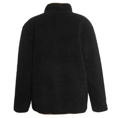 POLERON HOMBRE NIXON SHERPA HALF ZIP NEGRO BROWN - 3