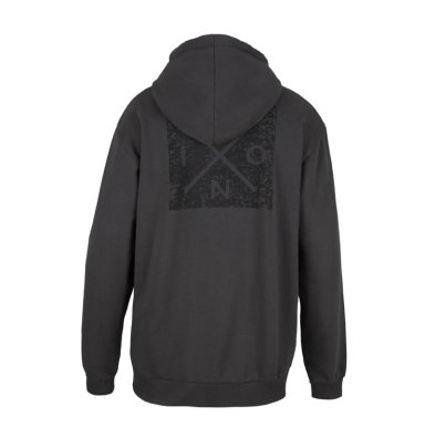POLERON HOMBRE FULL ZIPPER GREY BLACK CROSS - 4