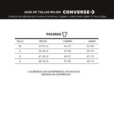 POLERA MUJER YOUR LOGO CONVERSE BEIGE - 3