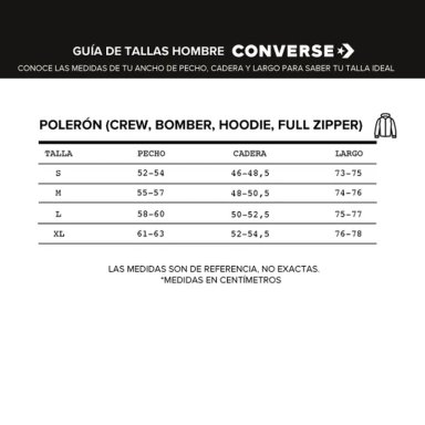 POLERON HOODIE CONS HOMBRE CONVERSE BEIGE - 5