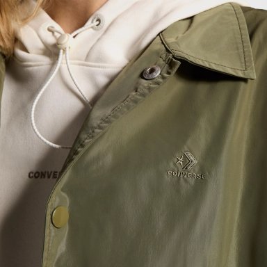 CHAQUETA WATERPROOF UNISEX COACHES CONVERSE TALLA M - 2