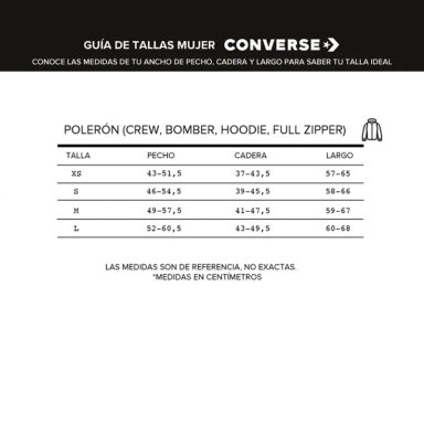 PARKA PUFFER MUJER CONVERSE NEGRO - 5