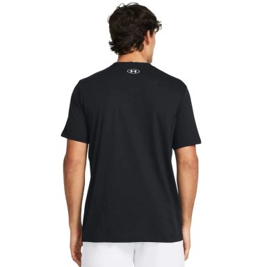 POLERA SPORTSTYLE LOGO MANGA CORTA NEGRO BLANCO UNDER ARMOUR - 3