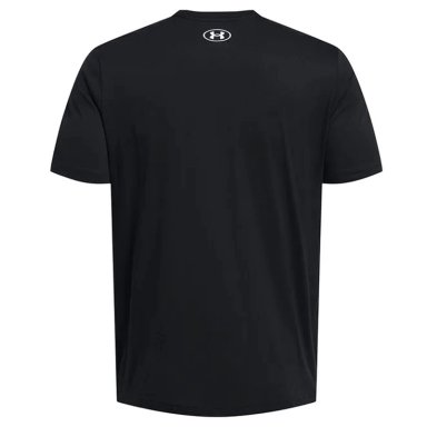 POLERA SPORTSTYLE LOGO MANGA CORTA NEGRO BLANCO UNDER ARMOUR - 4