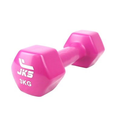 MANCUERNA HEXAGONAL VINILIO JKS ROSADO 3KG UNIDAD - 1