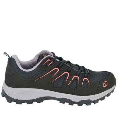 ZAPATILLA MUJER OUTDOOR SPALDING CAÑA BAJA ZFO3006 NEGRO ROSA - 1