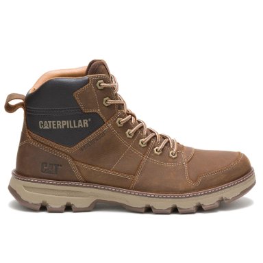 ZAPATILLA BOTIN CAT HOMBRE WATERPROOF MERIDIAN BROWN SUGAR - 1