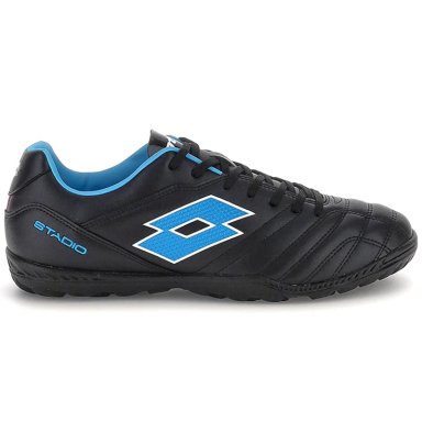 ZAPATILLA DE BABY FUTBOL HOMBRE LOTTO STADIO 705 TF NEGRO AZUL - 1