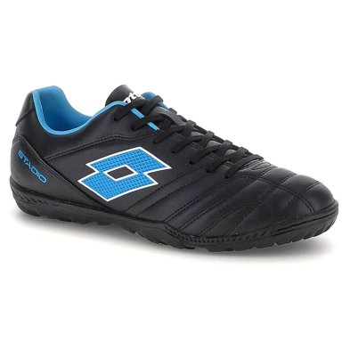 ZAPATILLA DE BABY FUTBOL HOMBRE LOTTO STADIO 705 TF NEGRO AZUL - 3
