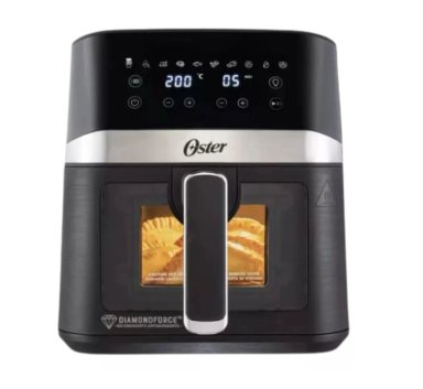 FREIDORA OSTER 4 LITROS DIGITAL VENTANA Y LUZ INTERNA COLOR NEGRO - 1