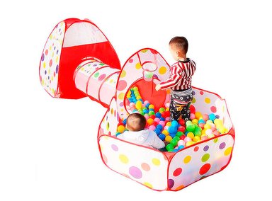 JUEGO CARPA TUNEL CON PISCINA - 3