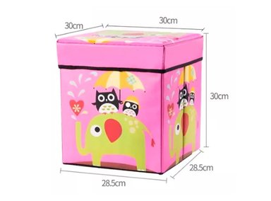 3 CAJAS ORGANIZADOR ROPA JUGUETES PLEGABLE - 5