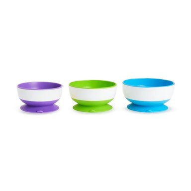 SET INFANTI 3 BOWLS CON ANTIDESLIZANTE MULTICOLOR - 2