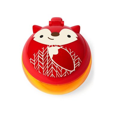 POCILLO SKIP HOP ZOO SNACK FOX ROJO - 2