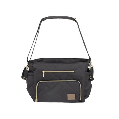 BOLSO INFANTI MOTTO GOLD ESTRELLAS TOTE NEGRO - 1