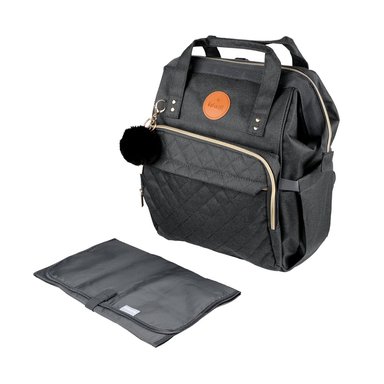 MOCHILA INFANTI PAÑALERA OPEN NEGRO - 4