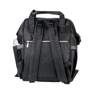 MOCHILA INFANTI PAÑALERA OPEN NEGRO - 5