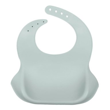 BABERO INFANTI SILICONA AZUL - 3