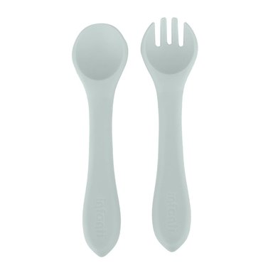 SET INFANTI CUCHARA Y TENEDOR AZUL - 1