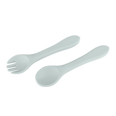 SET INFANTI CUCHARA Y TENEDOR AZUL - 2