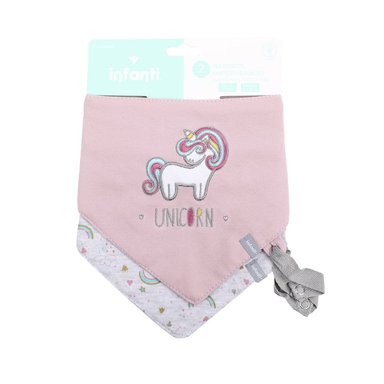 BABERO INFANTI BIPACK IMPERMEABLES UNICORNIO T24 ROSADO - 2