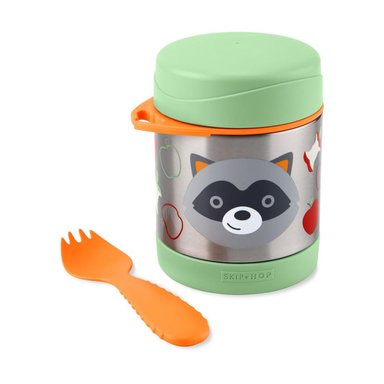 TERMO SKIP HOP COMIDA ZOO RACCOON VERDE - 2