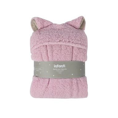 FRAZADA PONCHO SHERPA NIÑA - 4