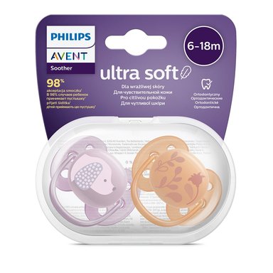 CHUPETE ULTRA SOFT 6-18 MESES NIÑA PHILIPS AVENT - 3